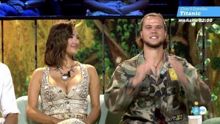 Adara y Bosco en el debate final de 'Supervivientes 2023'