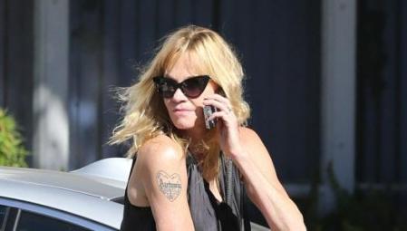 Actress Melanie Griffith in Beverly Hills, California on September 24, 2013.