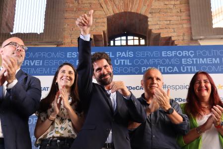 Roger Montañola junto a Genís Boadella, Lorena Iglesias y Pere Regull