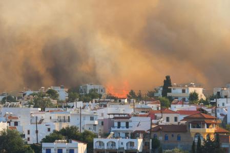Incendios Sur - Grecia