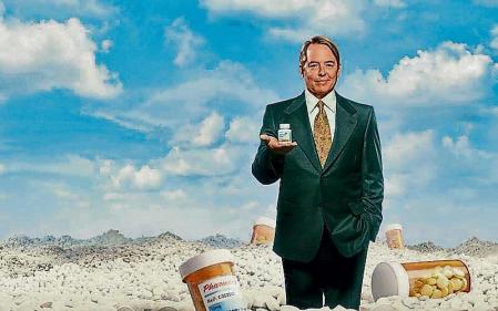 Cartel de la miniserie de Netflix Medicina letal, protagonizada por Matthew Broderick