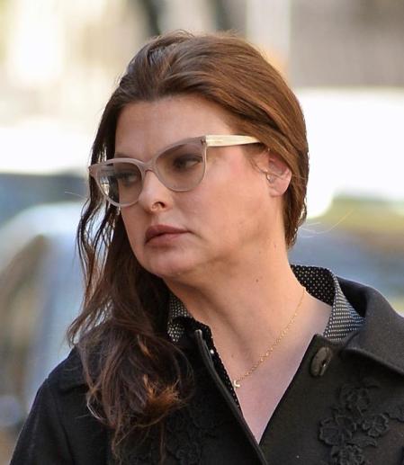 La supermodelo Linda Evangelista en Nueva York, en 2017