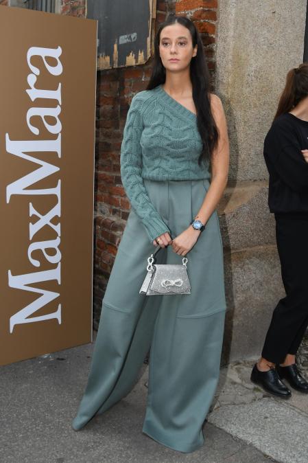 Victoria Federica de Marichalar en el desfile de Max Mara Milán