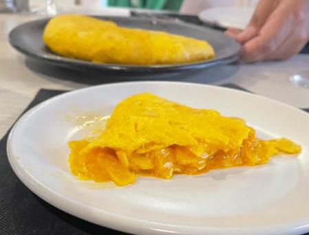 La tortilla de Raxeria de Pote, en Betanzos