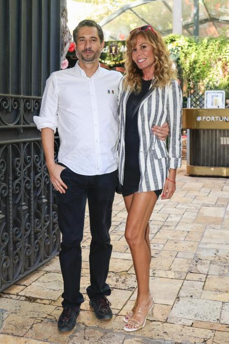 Lara Dibildos with Candido Conde Pumpido during her 52 Birthday in Madrid on Saturday, 23 September 2023.
