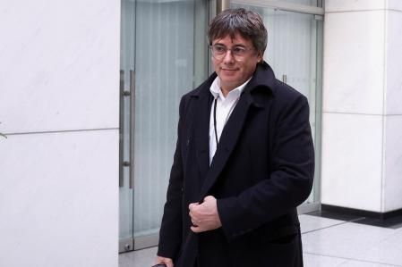 Carles Puigdemont el pasado viernes en el Parlamento Europeo