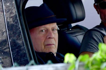 Actor Bruce Willis in Los Angeles