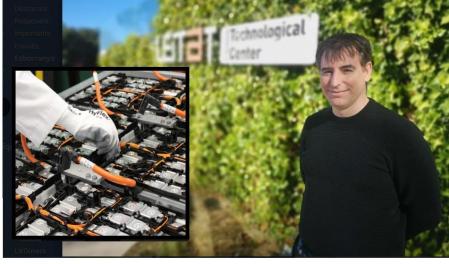 Marc Belenguer, investigador del centro tecnológico Leitat y coordinador del proyecto ZABAR de nuevas baterías zinc-aire  .