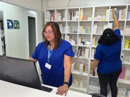 Una de las Farmacias Ciudadanas de La Florida.