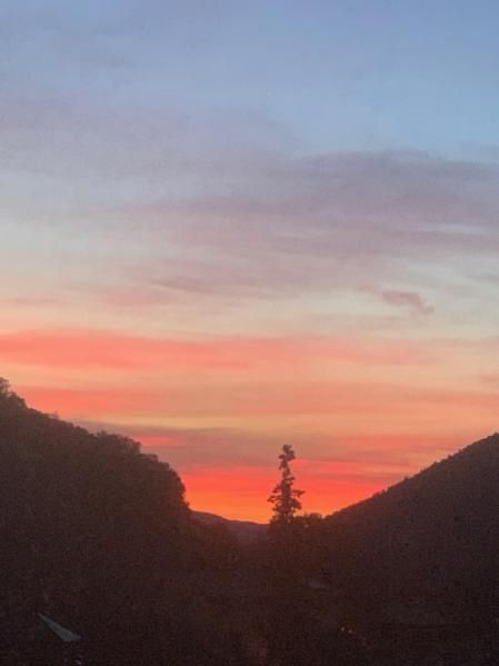 Candilazo en el pueblo del Montseny.
