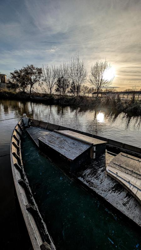 Atardecer en el paraíso de El Palmar.
