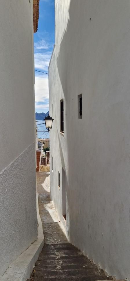 Calle singular de Altea.