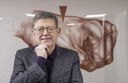 Ximo Puig durante la entrevista