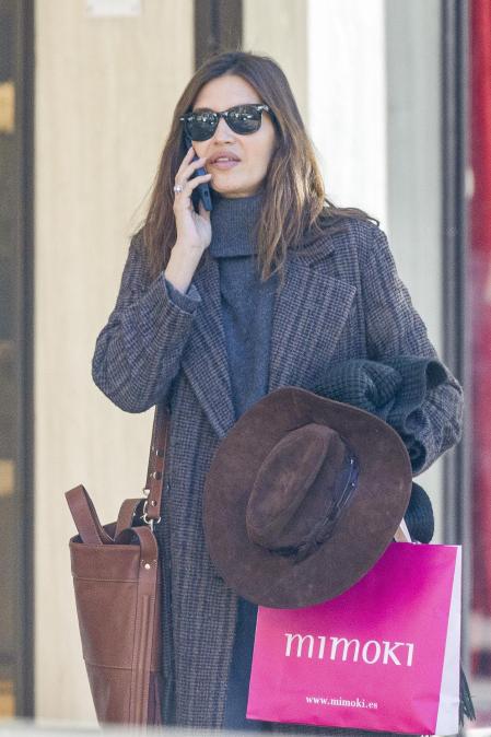 Detalle del look de Sara Carbonero por Madrid