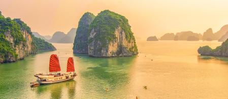 Bahia de Halong en Vietnam.
