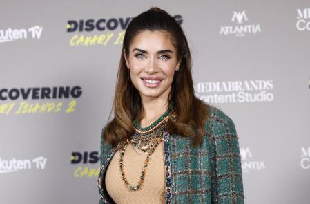 Presenter Pilar Rubio at photocall tv show ''Discovering Canary Island'' in Madrid 19 January 2024
