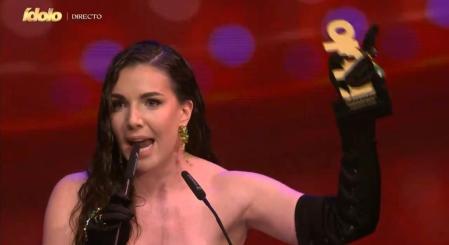 Inés Hernand ha alzado su voz por lo que defiende en los Premios Ídolo