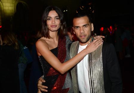 Dani Alves y Joana Sanz en 2018.