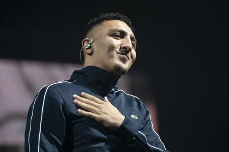 Morad, durante uno de los tres conciertos que dio recientemente en el Sant Jordi Club