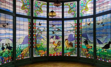 Rotonda de la Casa Lleó i Morera.