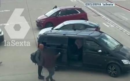 Luis Rubiales, a su llegada al aeropuerto de Barajas