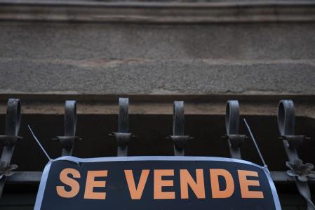 Letrero de un piso a la venta