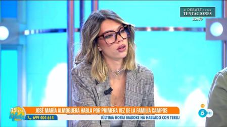 Alejandra Rubio en 'Así es la vida'