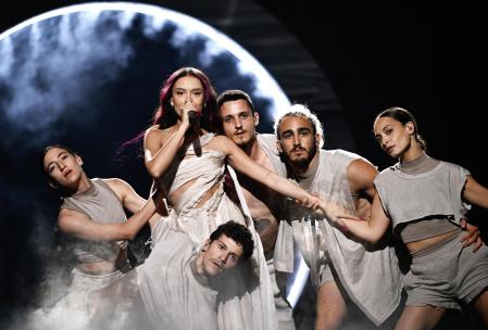 Malmo (Sweden), 08/05/2024.- Eden Golan representing Israel with the song 