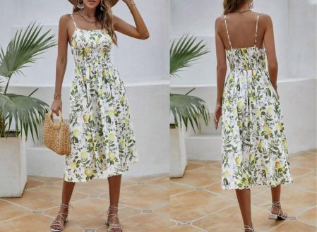 Vestido limones de Shein