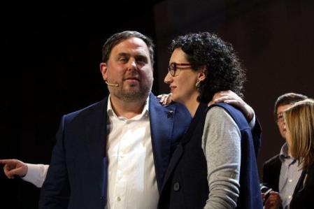 Oriol Junqueras y Marta Rovira, en una imagen de archivo