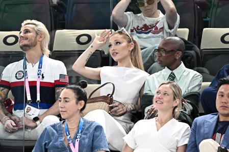 Ariana Grande en los Juegos Olímpicos de París