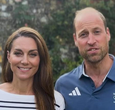Kate Middleton reaparece para agradecer sus esfuerzos al equipo del Reino Unido.