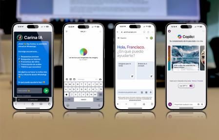 Aplicaciones de chatbots de IA para móviles