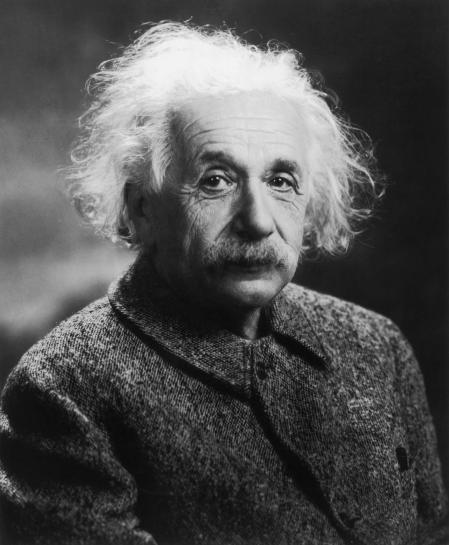 El científico Albert Einstein. 