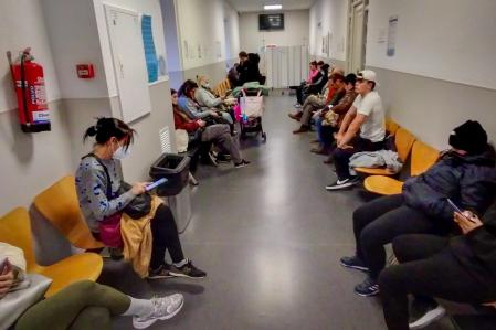 Sala de espera en un hospital