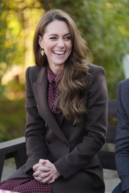 Kate Middleton, muy sonriente en el acto en Southport
