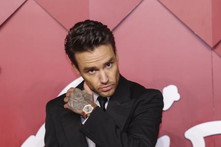 FILE - Liam Payne poses for photographers upon arrival at the British Fashion Awards in London, Dec. 5, 2022. (Photo by Vianney Le Caer/Invision/AP, File)