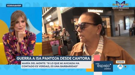 María del Monte se pronuncia por primera vez sobre las palabras de Isa Pantoja.