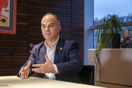 Jordi Turull, durante la entrevista
