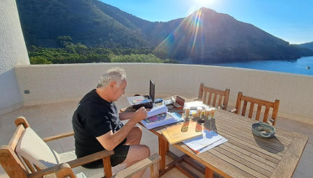 Ferran Adrià durante el proceso de creación 