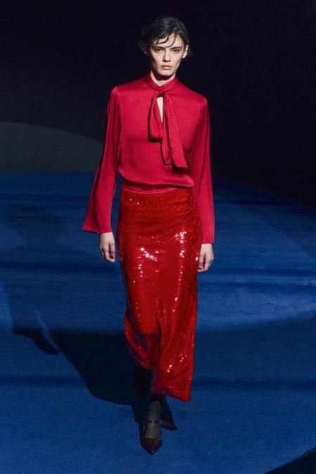 Conjunto rojo de Zara