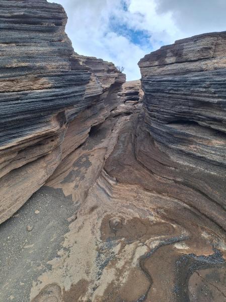 Rocas volcánicas de Lanzarote.