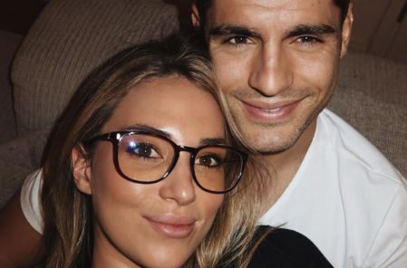 Alice Campello junto a Álvaro Morata tras su reconciliación