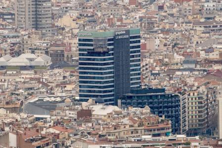 Vista de la Torre Godó desde Vallvidrera.