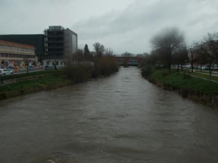 La crecida del río Manzanares.