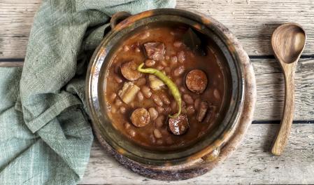 Judías pintas estofadas