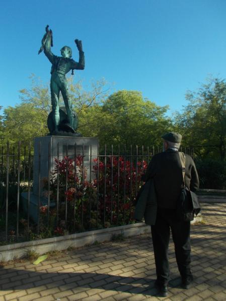 Manolete, en el barrio de Canillejas.