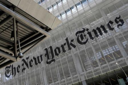Exterior del edificio de 'The New York Times'&nbsp;