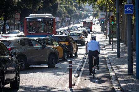 El carril bici de Via Augusta&nbsp;