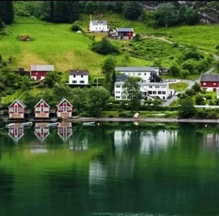 El fiordo del pueblo de Flåm.